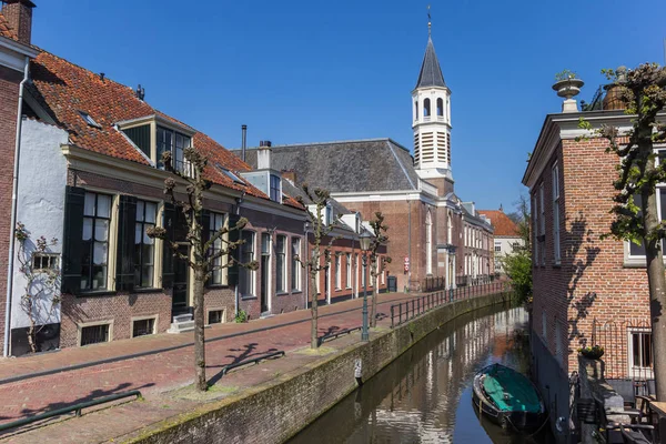 Elleboogkerk Kerk Aan Een Gracht Amersfoort Nederland — Stockfoto