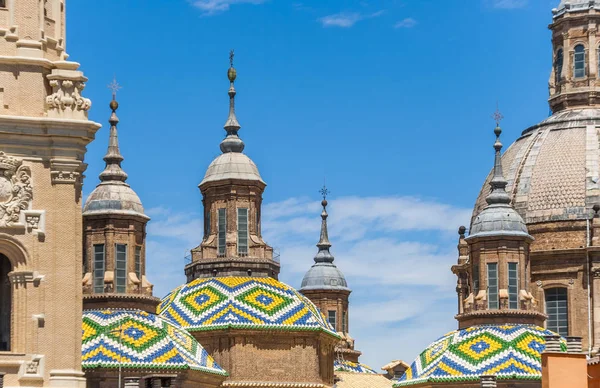Zaragoza Spanya Katedral Kubbe — Stok fotoğraf