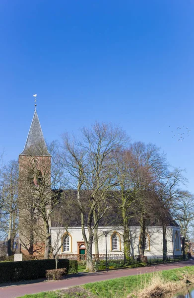 Chiesa Medievale Nello Storico Villaggio Zuidwolde Olanda — Foto Stock