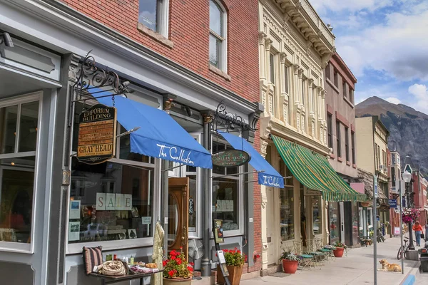 Telluride Principales Tiendas Calle Colorado Estados Unidos — Foto de Stock