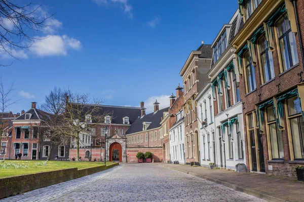 Oude Huizen Prinsenhof Aan Martinihof Groningen Nederland — Stockfoto