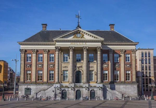 Prefeitura Centro Groningen Holanda — Fotografia de Stock