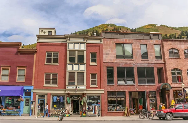 Telluride Principales Tiendas Calle Colorado Estados Unidos — Foto de Stock