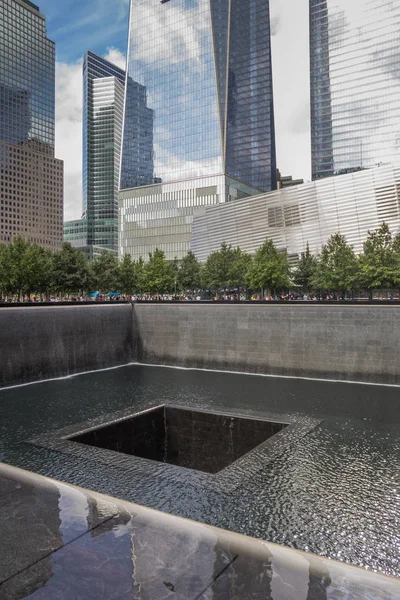 911 Memorial Światy Trade Center Nowym Jorku Usa — Zdjęcie stockowe