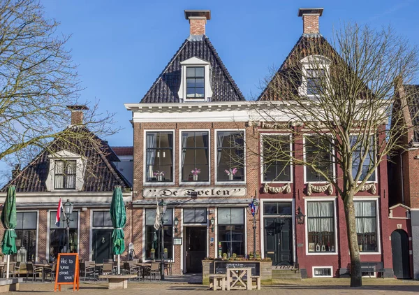 古い家屋やフランケル オランダのレストラン — ストック写真