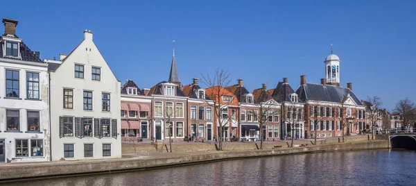 Panoramisch Uitzicht Het Historische Centrum Van Dokkum Nederland — Stockfoto