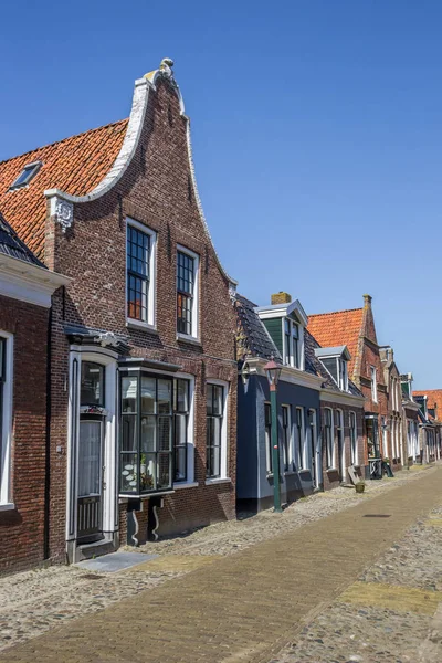 Oud Huis Met Versierde Gevel Hindeloopen Holland — Stockfoto