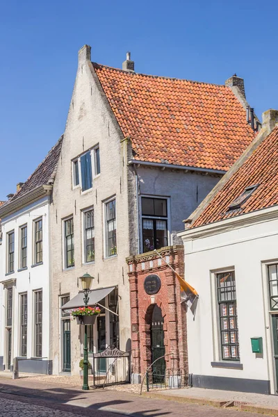 Historische Gebouwen Belangrijkste Straat Elburg Nederland — Stockfoto