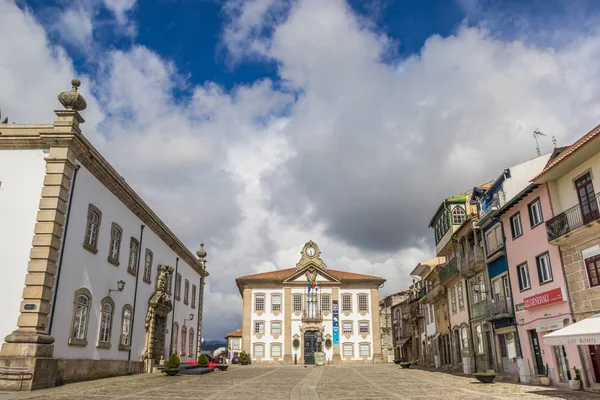 Centrale Plein Historische Stad Chaves Portugal — Stockfoto