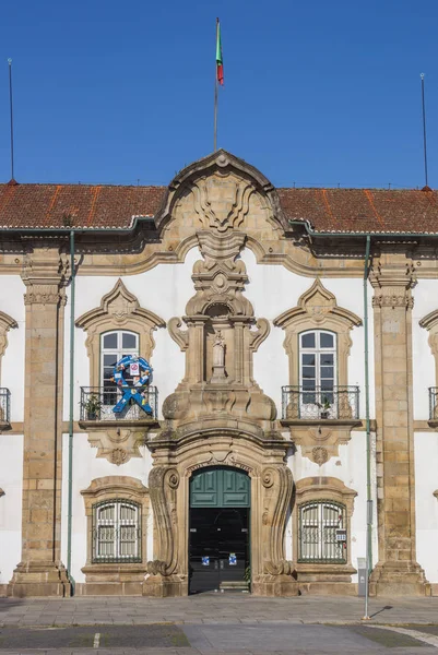 Câmara Municipal Centro Braga Portugal — Fotografia de Stock