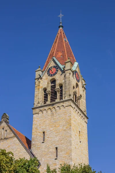 Turm Der Bergkirche Osnabruck Deutschland — Stockfoto