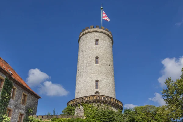 Torre Del Castillo Sparrenburg Bielefeld Alemania — Foto de Stock