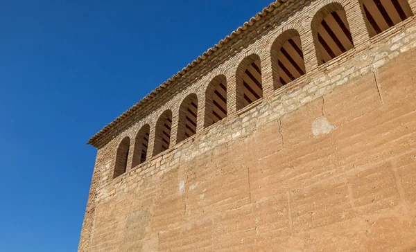 Detalhe Castelo Alquezar Nos Pirinéus Espanhóis — Fotografia de Stock
