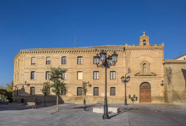 Edifício Principal Universidade Centro Histórico Huesca Espanha — Fotografia de Stock