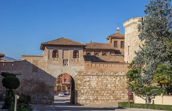 Nagy Kapu Középkori Város Daroca Spanyolország — Stock Fotó