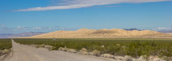 Panorama Des Dunes Sable Kelso Dans Réserve Nationale Mojave États — Photo