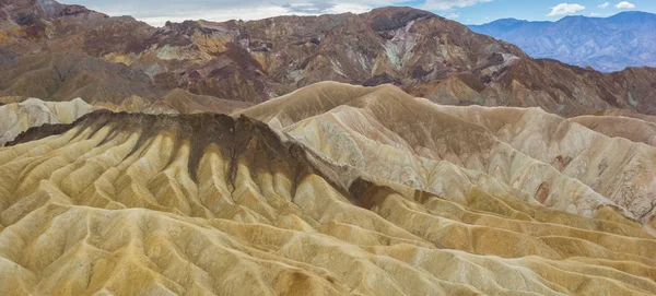 Kleurrijke Bergen Van Zabriskie Point Death Valley National Park Verenigde — Stockfoto