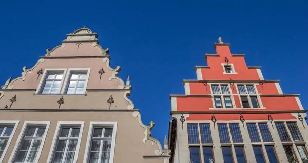 Decorated Facades Historical Center Steinfurt Germany — Stock Photo, Image