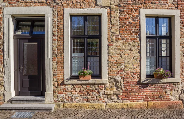 Fachada Una Antigua Casa Steinfurt Alemania —  Fotos de Stock