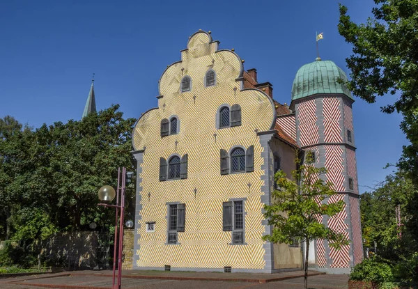 Историческое Здание Ledenhof Центре Osnabruck Германия — стоковое фото