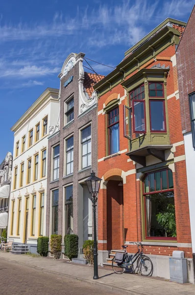 Straat Met Oude Huizen Het Historische Centrum Van Zwolle Nederland — Stockfoto