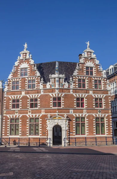 Gammelt Hus Det Historiske Centrum Hoorn Holland - Stock-foto