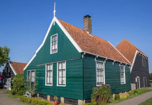 Casa Madera Holandesa Tradicional Zaanse Schans Países Bajos — Foto de Stock