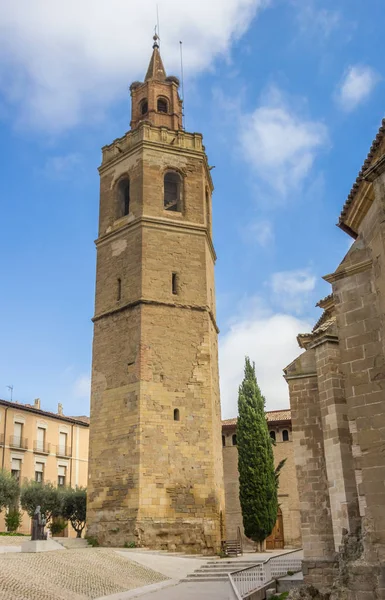 Torre Catedral Barbastro Espanha — Fotografia de Stock