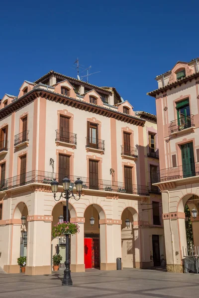 Старі Будівлі Центральної Площі Уеска Іспанія — стокове фото