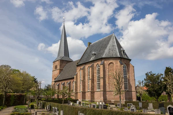 Kyrka Groesbeek Och Kyrkogården Gelderland Nederländerna — Stockfoto