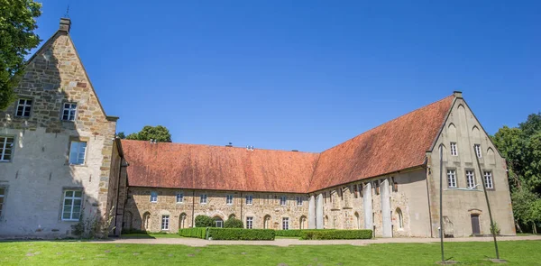 Panorama Bentlage Monastery Courtyard Garden Rheine Germany — Stock Photo, Image