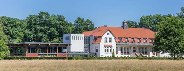 Panorama Del Edificio Escuela Josef Pieper Saline Gottesgabe Cerca Rheine — Foto de Stock