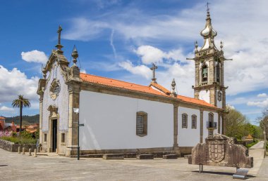 Santo Antonio da Torre Velha church in Ponte de Lima, Portugal clipart