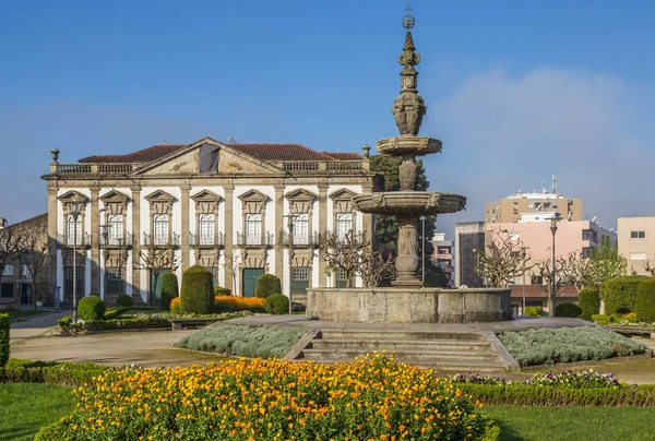 Fontein Van Campo Das Hortas Braga Portugal — Stockfoto