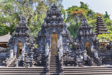 Historic Pura Goa Lawah temple on Bali, Indonesia clipart