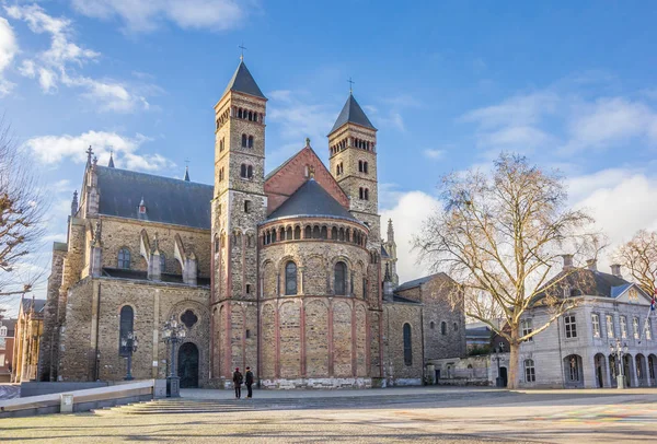 Die Kirche Des Heiligen Servatius Auf Dem Rittergut Maastricht Niederlande Stockbild