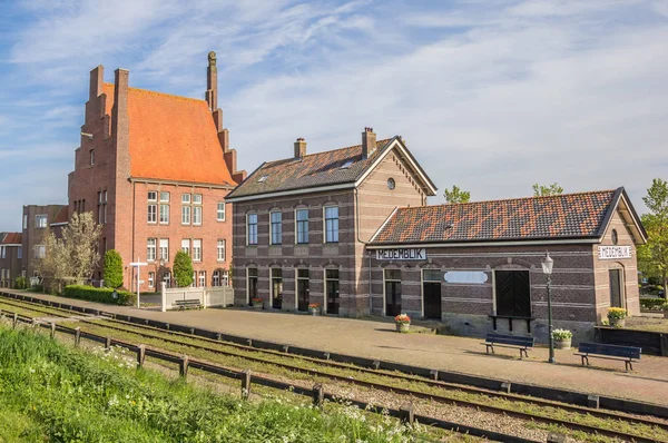 Historyczne Kolejowych Stacji Medemblik Holandia — Zdjęcie stockowe