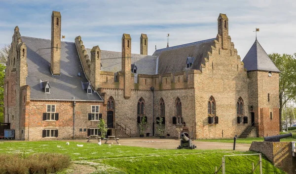Ιστορικό Κάστρο Radboud Medemblik Ολλανδία — Φωτογραφία Αρχείου