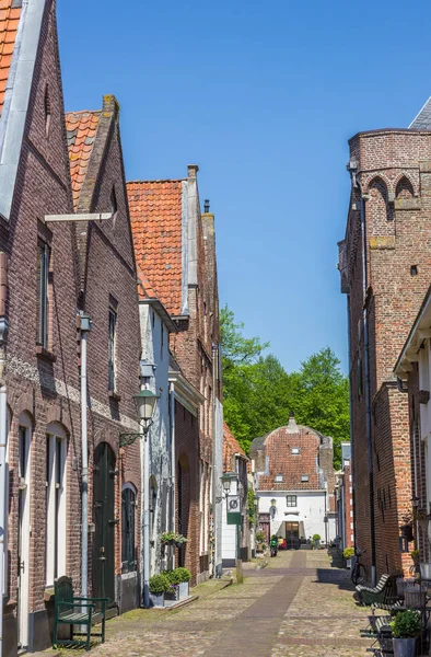 Smalle Straat Het Historische Centrum Van Elburg Nederland — Stockfoto