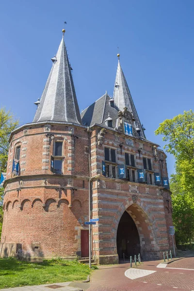 City Gate Cellebroederspoort Történelmi Kampen Hollandia — Stock Fotó