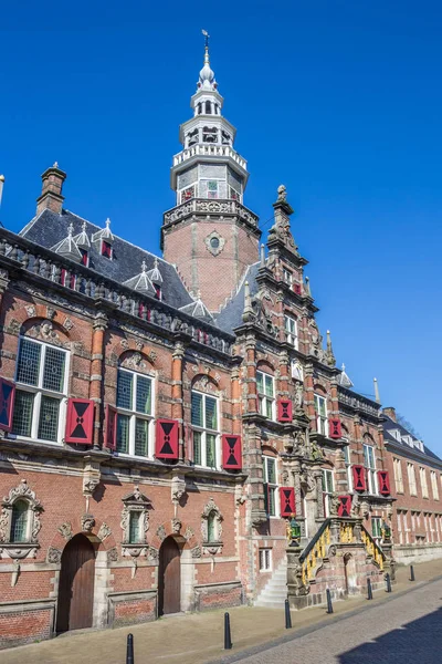 Stadhuis Historische Stad Bolsward Nederland — Stockfoto