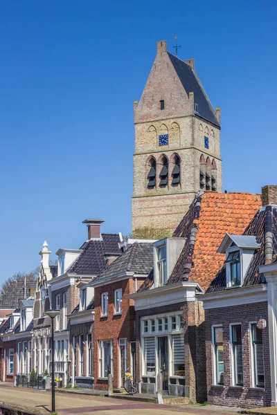 Toren Van Martini Kerk Bolsward Nederland — Stockfoto