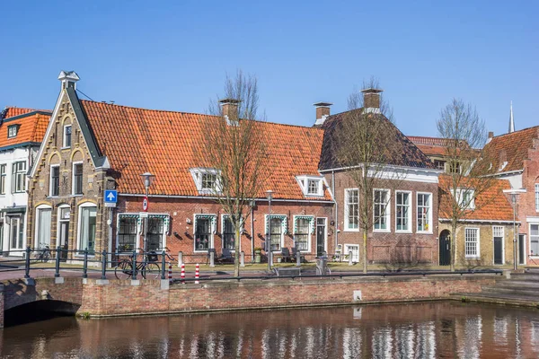 Oude Huizen Historische Stad Sneek Nederland — Stockfoto