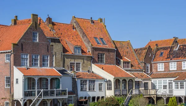 Small Houses Historic Center Enkhuizen Netherlands — Stock Photo, Image