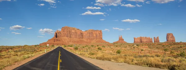 Route Menant Monument Valley Arizona États Unis — Photo