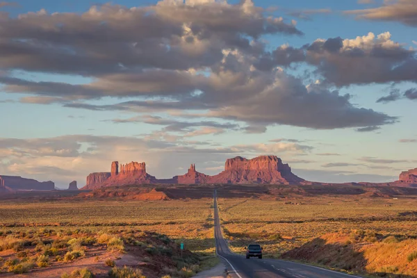 Camino Que Lleva Monument Valley Arizona América — Foto de Stock