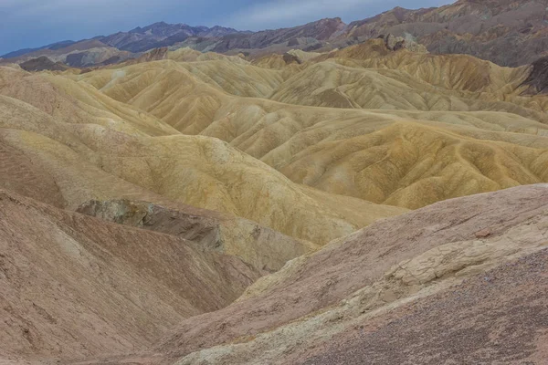 美国死谷国家公园的Zabriskie Point — 图库照片