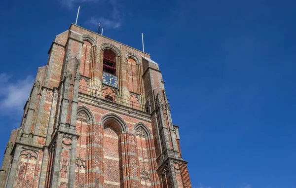Top Van Scheve Toren Oldehove Leeuwarden Nederland — Stockfoto