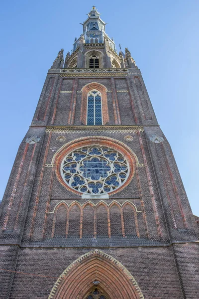 Toren Van Kerk Van Bonifatius Leeuwarden Nederland — Stockfoto