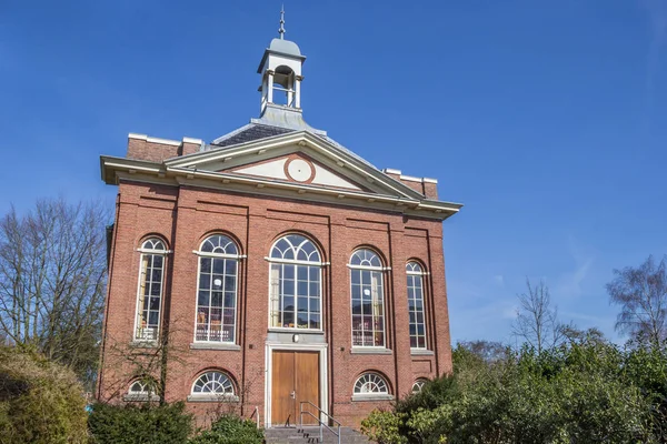 Antigua Iglesia Doopsgezinde Kerk Centro Sappemeer Países Bajos —  Fotos de Stock